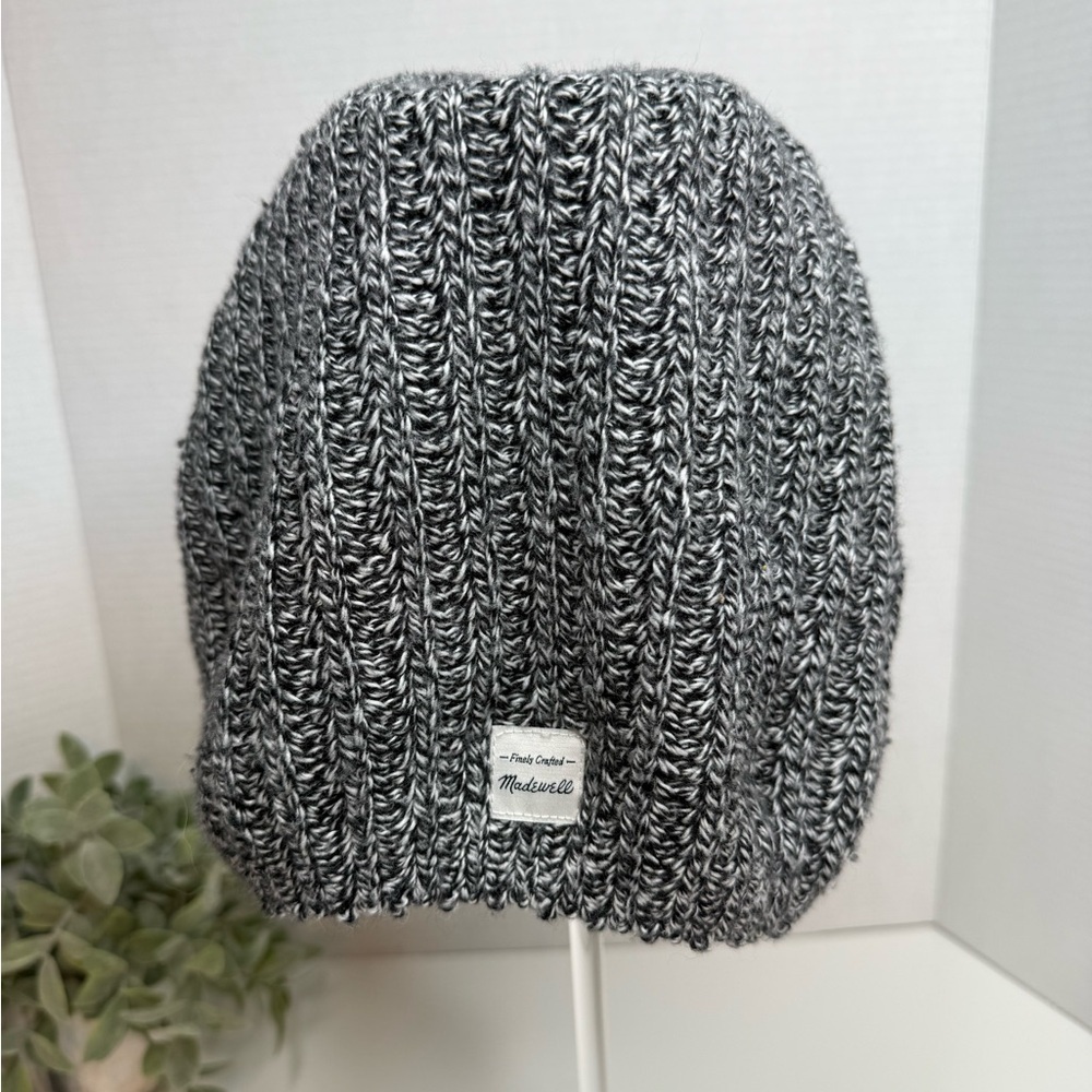 Madewell Marled Knit Slouchy Beanie OSFA Outdoor Cozy Cabincore Streetwear Boho - Picture 1 of 11